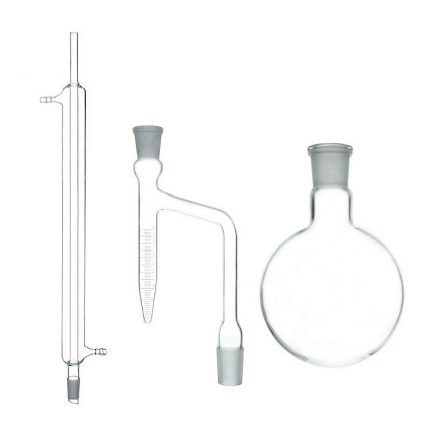 1781水份测定器 1L；3件套；接收管容量25ml,最小分度0.1ml