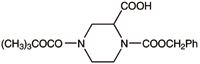 (+/-)-1-苯甲氧基羰基-4-Boc-哌嗪-2-羧酸