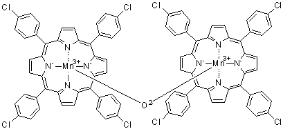 Μ-氧-双四对氯苯基卟啉锰,1g