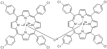 Μ-氧-双四对氯苯基卟啉铁,1g