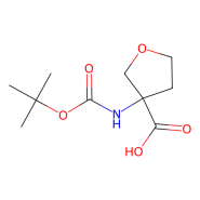 3-((叔丁氧基羰基)氨基)四氢呋喃-3-羧酸,1g