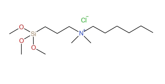 hexyldimethyl(3-trimethoxysilylpropyl)ammonium chloride