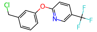 Pyridine, 2-[3-(chloromethyl)phenoxy]-5-(trifluoromethyl)-,250mg