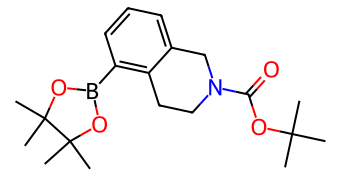 5-(4，4，5，5-四甲基-1，3，2-二氧杂硼杂环戊烷-2-基)-3，4-二氢异喹啉-2(1H)-甲酸叔丁酯
