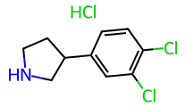 3-(3，4-二氯苯基)吡咯烷盐酸盐
