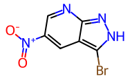 3-溴-5-硝基-1H-吡唑并[3，4-b]吡啶