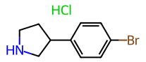 3-(4-溴苯基)吡咯烷盐酸盐