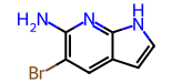 5-溴-6-氨基-7-氮杂吲哚