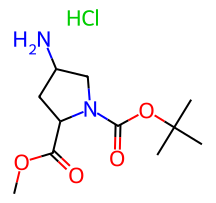 (2R，4R)-1-叔丁氧羰基-4-氨基吡咯烷2-甲酸甲酯盐酸盐