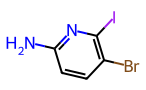5-溴-6-碘吡啶-2-胺