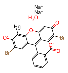 Mercury dibromofluorescein disodium salt