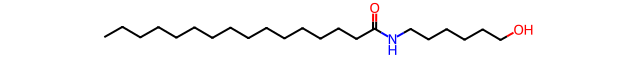 N-(6-hydroxyhexyl)palmitamide