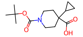 1-(叔丁氧基羰基)-4-环丙基哌啶-4-羧酸