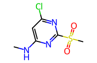 6-氯-N-甲基-2-(甲基磺酰基)嘧啶-4-胺,1g