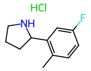 (R)-2-(5-氟-2-甲基苯基)吡咯烷盐酸盐
