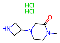 4-(氮杂环丁烷-3-基)-1-甲基哌嗪-2-酮二盐酸盐