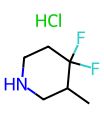 4,4-二氟-3-甲基哌啶盐酸盐,1g