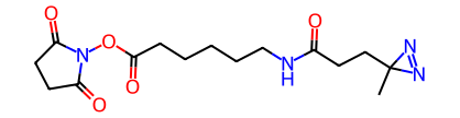 2，5-Dioxopyrrolidin-1-yl 6-(3-(3-methyl-3H-diazirin-3-yl)propanamido)hexanoate