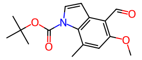 4-甲酰基-5-甲氧基-7-甲基-1H-吲哚-1-甲酸叔丁酯