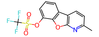 2-甲基苯并呋喃[2,3-B]吡啶-8-基-三氟甲磺酸酯,1g