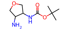 叔丁基((3R,4S)-4-氨基四氢呋喃-3-基)氨基甲酸酯,1g