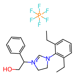 (S)-3-(2,6-Diethylphenyl)-1-(2-hydroxy-1-phenylethyl)-4,5-dihydro-1H-imidazol-3-ium hexafluorophosph