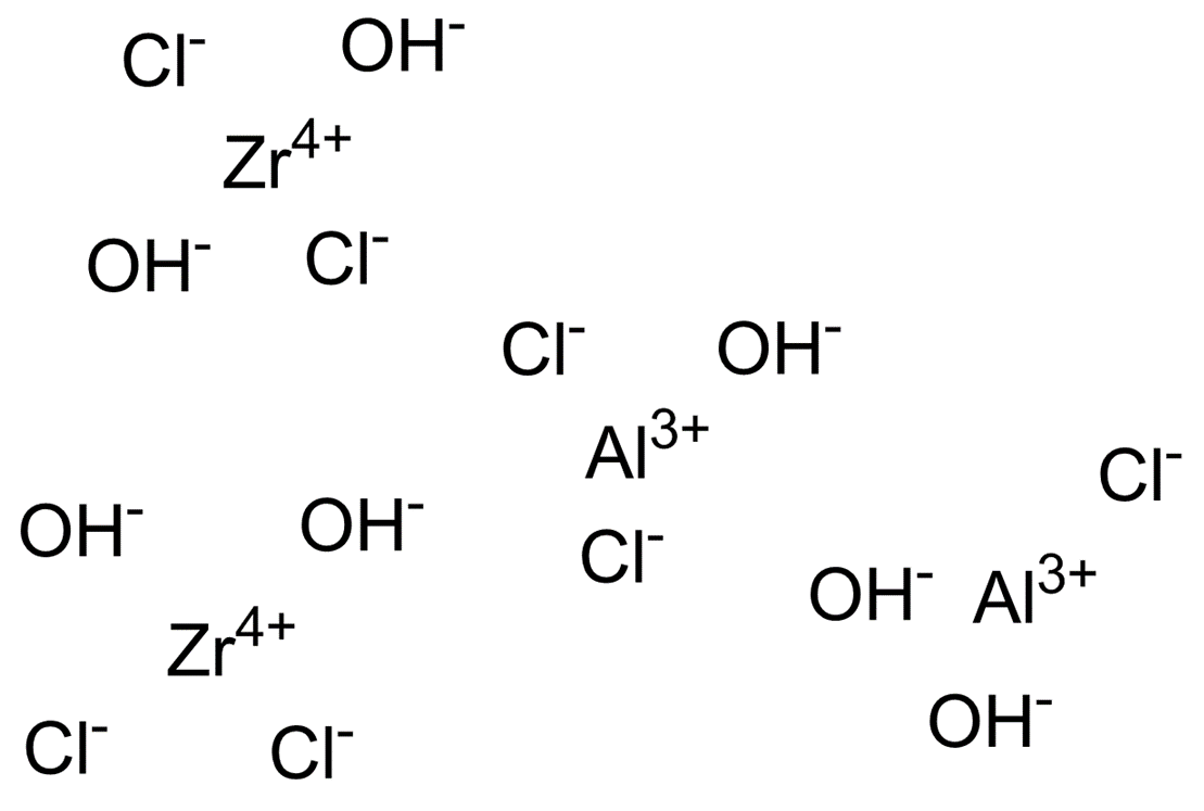 Aluminum zirconium chloride hydroxide