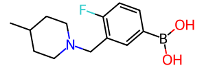 4-Fluoro-3-((4-methylpiperidin-1-yl)methyl)phenylboronic acid