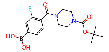 4-(4-(tert-Butoxycarbonyl)piperazine-1 -carbonyl)-3-fluorophenylboronic acid