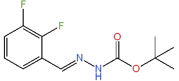 tert-butyl 2-(2，3-difluorobenzylidene)hydrazine-1-carboxylate