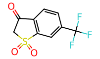 6-(Trifluoromethyl)benzo[b]thiophen-3(2H)-one 1，1-Dioxide