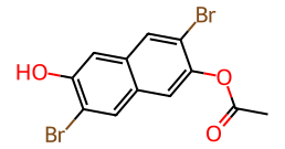 3，7-Dibromo-6-hydroxy-2-naphthyl Acetate