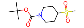 4-(甲基磺酰基)哌啶-1-甲酸叔丁酯,250mg
