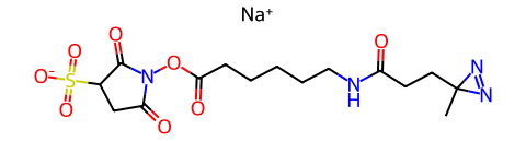 Sodium 1-((6-(3-(3-methyl-3H-diazirin-3-yl)propanamido)hexanoyl)oxy)-2，5-dioxopyrrolidine-3-sulfonat