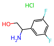 (R)-2-氨基-2-(3,5-二氟苯基)乙醇盐酸盐,1g