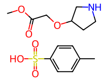 (R)-(吡咯-3-基氧基)-乙酸甲酯对甲苯磺酸银,1g