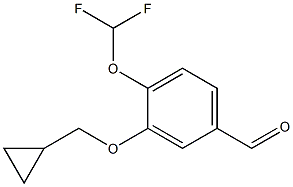 3-(Cyclopropylmethoxy)-4-(difluoromethoxy)benzaldehyde