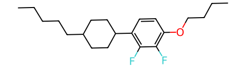 1-Butoxy-2，3-difluoro-4-(4-pentylcyclohexyl)benzene