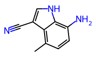 7-氨基-4-甲基-1H-吲哚-3-甲腈