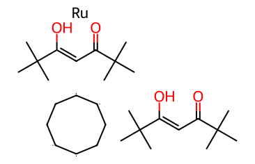 双(2,2,6,6-四甲基-3,5-庚二酮酸根)(1,5-环辛二烯)钌(II),1g