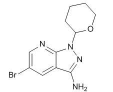 5-bromo-1-(tetrahydro-2H-pyran-2-yl)-1H-pyrazolo[3，4-b]pyridin-3-amine