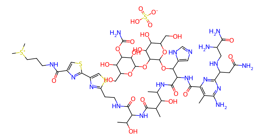 Bleomycin A2 sulfate; 41432-97-7; UNII-U4S5LQV9S2; U4S5LQV9S2; Bleomycinamide, n1-(3-(dimethylsulfon