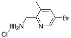 (5-bromo-3-methylpyridin-2-yl)methanamine hydrochloride