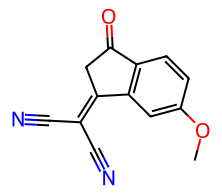 2-(6-methoxy-3-oxo-2，3-dihydro-1H-inden-1-ylidene)malononitrile