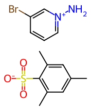1-氨基-3-溴吡啶-1-鎓2，4，6-三甲基苯磺酸盐