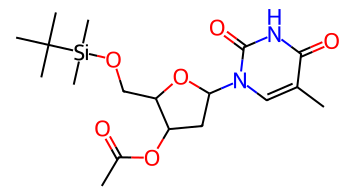 (2R,3s,5r)-2-(((tert-butyldimethylsilyl)oxy)methyl)-5-(5-methyl-2,4-dioxo-3,4-dihydropyrimidin-1(2h)