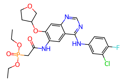 (S)-2-(4-(3-氯-4-氟苯基氨基)-7-(四氢呋喃-3-基氧基)喹唑啉-6-基氨基)-2-氧代乙基膦酸二乙酯