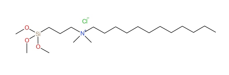 3-(trimethoxysilyl)propyl dimethyldodecyl ammonium chloride