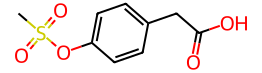 4 - [(甲基磺酰基)氧基]苯乙酸,1g