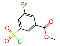 Methyl3-bromo-5-(chlorosulfonyl)benzoate